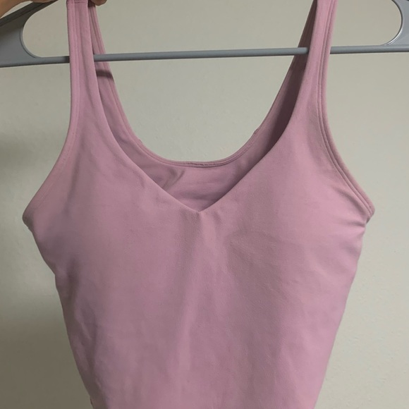 lululemon athletica Tops - Lululemon pink taupe align tank